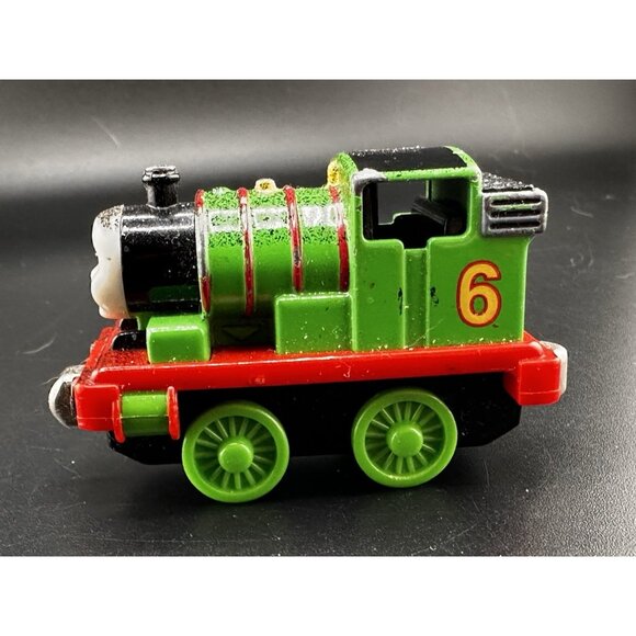 Thomas & Friends Take n Play Along 2002 Coal Dust Covered Percy Vtg Diecast - Picture 7 of 11